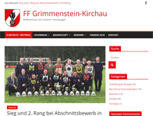 Tablet Screenshot of ff-grimmenstein-kirchau.at